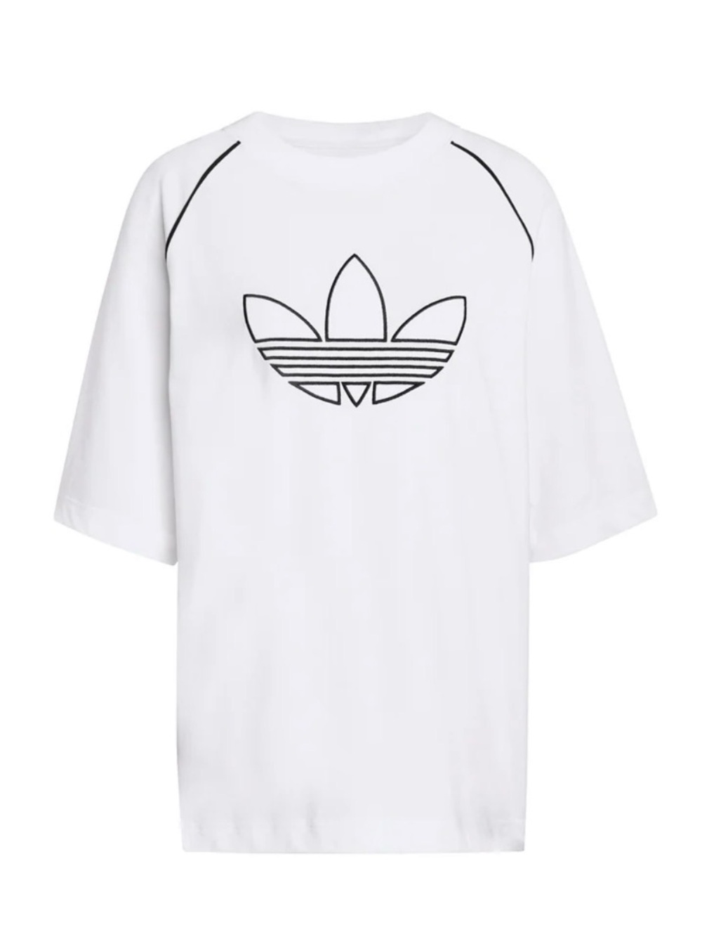 adidas Women’s White Trefoil Graphic T-Shirt